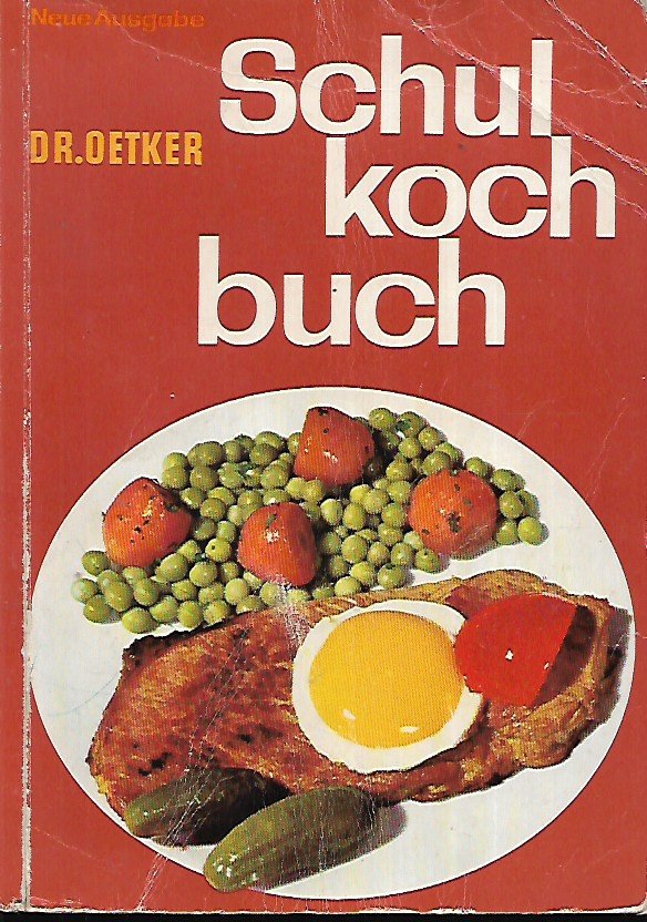 Hot Dr. Oetker Kochbuch German Language Cookbook Copyright 1962